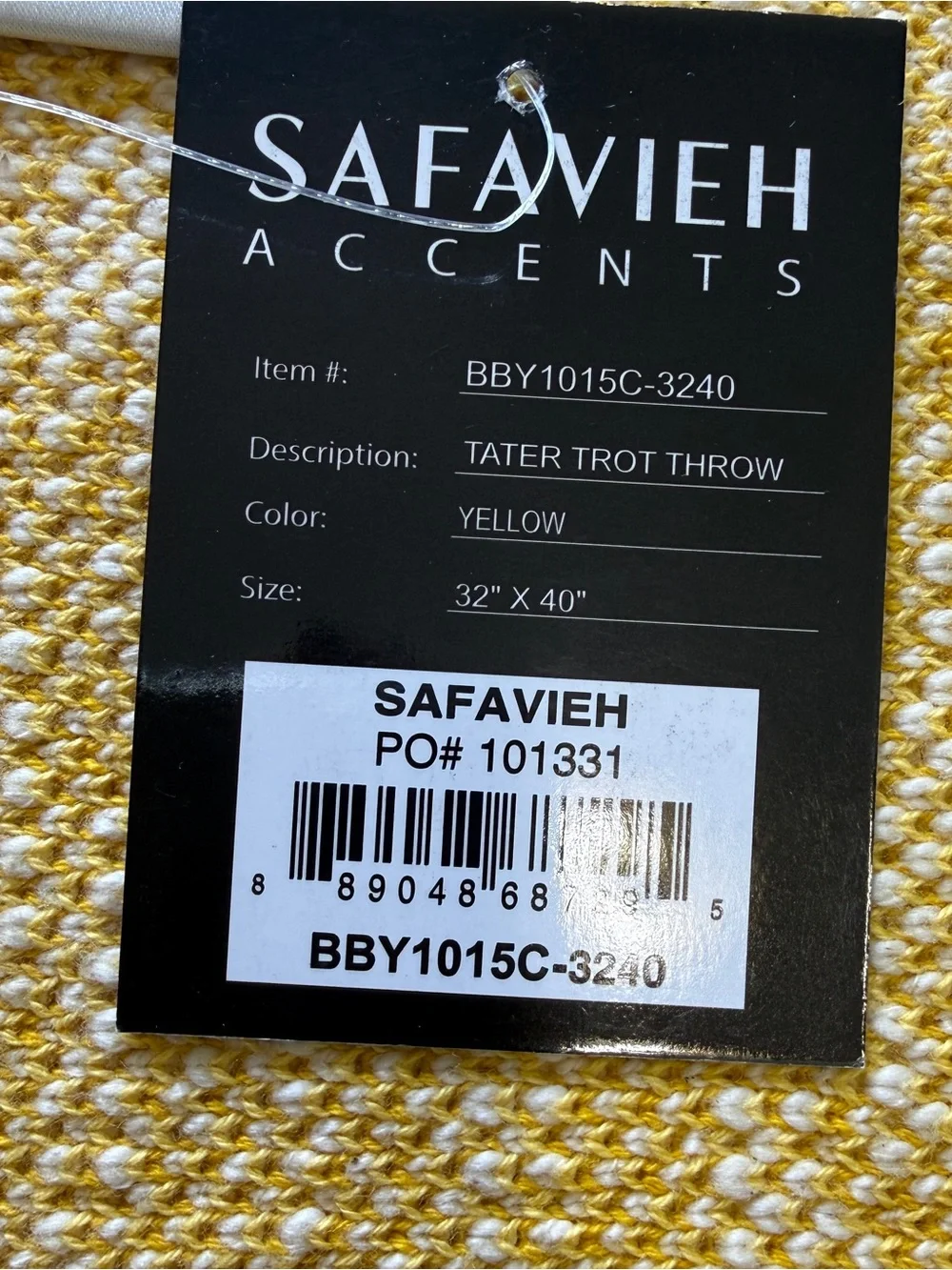 SAFAVIEH Rocking Horse Tater Tot Baby Throw Blanket - 32